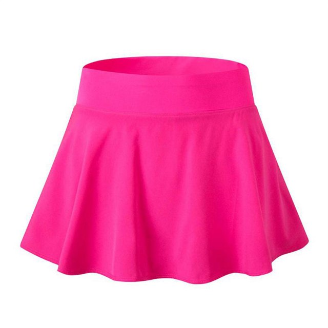 Jupe Patineuse Basique Polyvalente Extensible Évasée Décontractée Mini Jupe Athlétique Séchage Rapide Jupe Courte Legging pour Femmes Basique Solide Jupe-Short Évasée & Jupes de Tennis pour Femmes