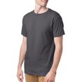thumbnail image 4 of Hanes T-Shirts à Col Ras du Cou ComfortSoft pour Hommes, Lot de 4, 3TG, Gris Fumée, 4 of 5