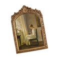 thumbnail image 3 of yuksok Antique Photo Frame Carved Jewelry Display Frame Hanging Resin Picture Frame for L, 3 of 8