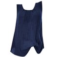 thumbnail image 4 of Timegard Plus Size Tank Tops for Women Casual Round Neck Sleeveless Top Comfy Solid Color Basic Shirts, 4 of 4