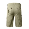 thumbnail image 4 of Plus Size Summer Tops Mens Plus Size Cargo Shorts Multi-Pockets Relaxed Summer Beach Shorts Pants Plus Size Summer Clothes Mens Cargo Shorts Elastic Waist Plus Size Cargo Pants, 4 of 5