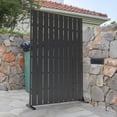 thumbnail image 3 of 72" H x 47" W Freestanding Metal Privacy Screen - Rustproof Weather-Resistant, 0.39" Gap Decorative Fence for Patio & Garden, 3 of 7