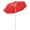 Red, variant on Outsunny Arc. 6.4ft Beach Umbrella with Aluminum Pole Patio Blue