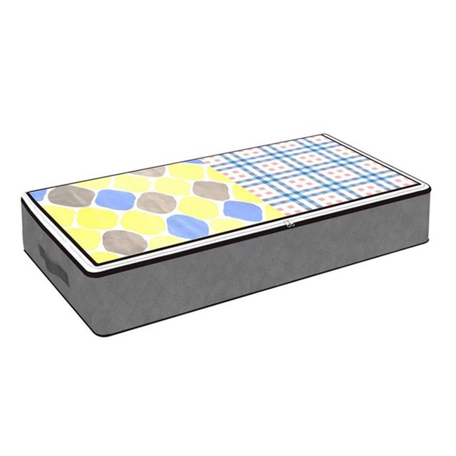 Vaidha Size Bed Storage Bag With Zipper Transparent Window Clothes Quilt Blanket Bedding Storage Bag