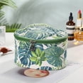 thumbnail image 1 of Trousse de Maquillage Tropicale en Toile Sacs Cosmétiques Pochette de Rangement pour Femmes, 1 of 3
