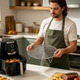 thumbnail image 3 of ZZHZGZon Sale Eaf Gourmet Air Fryer Rack – Universal Non Stick Stainless Steel Rack for Even Crisping Sturdy Trim Design Compatible with Air Fryers And, 3 of 7