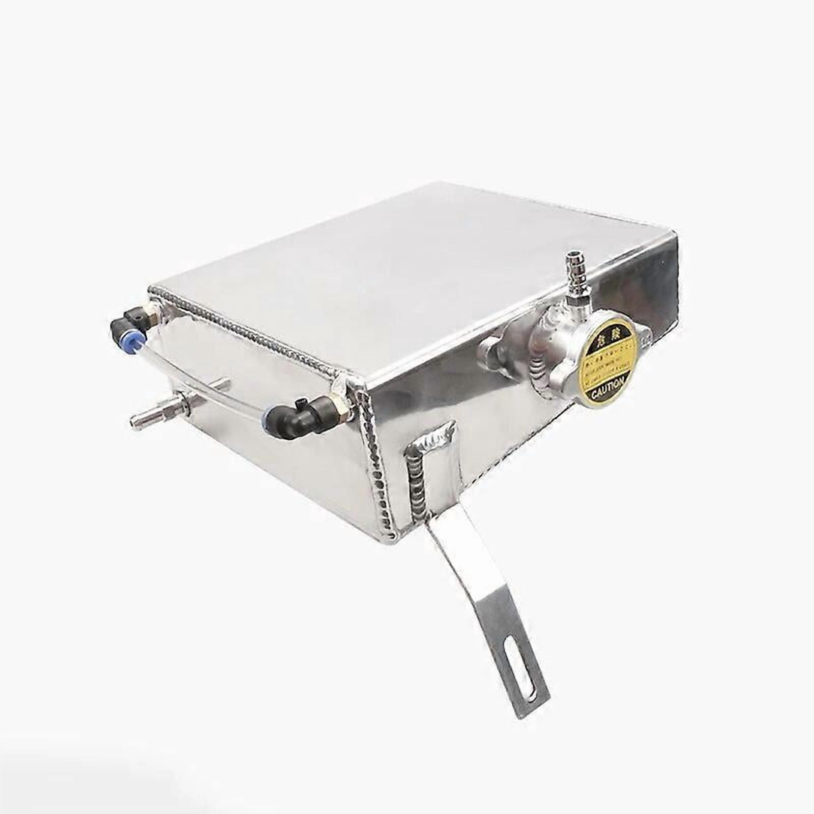 2L Aluminum Coolant Overflow 2Litre Tank for Supra MK III IV 7MGTE 2JZGT Silver