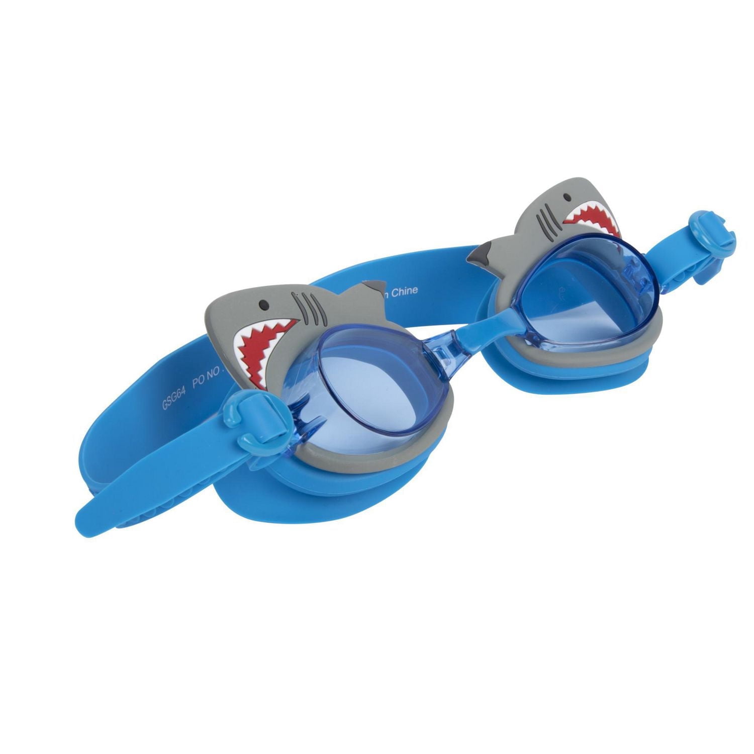 Generic Kids Swim Goggles GSG6420 with Shark Design Polycarbonate