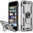 thumbnail image 1 of [PST] iPod Touch 5 / 6 / 7 Kickstand Rotating Ring Case, Heavy Duty Drop Protection Hybrid Shock Absorption Rugged Hard Phone Case Cover with Ring Stand Fits Magnetic Car Mount, 1 of 2