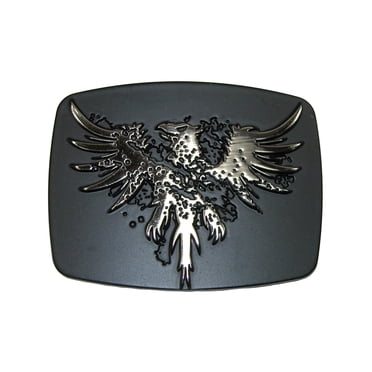 Chrome Phoenix Belt Buckle