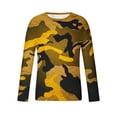 thumbnail image 5 of Meichang T-Shirt à Manches Longues pour Homme en Coton, T-Shirts Graphiques pour Hommes Tendance à Imprimé Camouflage, T-Shirts Amusants à Col Rond Confortables à Manches Longues pour Homme, 5 of 5