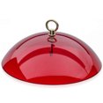 thumbnail image 1 of Birdfeeder Dome Cover Feeding Station with Hanger Snow Shade Backyard Patios House Red, 1 of 9