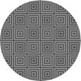 thumbnail image 1 of Ahgly Company Tapis Rond Lavable en Machine Intérieur Transitionnel Gris Loup Gris, 8 Pieds Rond, 1 of 7
