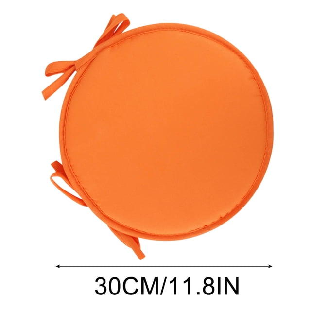Yhmxh Coussins de Chaise Intérieur Extérieur Coussins de Chaise Ronds avec Attaches, Coussins Ronds pour Chaises de Salle à Manger Coussin de Siège Rond Coussins de Chaise de Jardin Ensemble pour Meuble