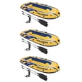 thumbnail image 1 of Intex Inflatable Raft Boat Set With Pump And Oars, Yellow (3 Pack), 1 of 7