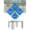thumbnail image 4 of Canopy Top Cover Replacing Components Camping Picnic Tent Roof Component Gazebo Accessories Dual-layer Replacement Accessory Blue/Single, 4 of 9