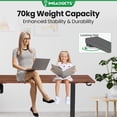 thumbnail image 4 of IMGadgets Standing Electric Adjustable Desk | 47'' x 24'' Large Workspace with 2 hooks | Ergonomic Sit-Stand Desk | Scratch-Resistant & Waterproof  | Height Adjustable Desk for Work and Home, 4 of 9