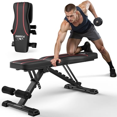 FLYBIRD Adjustable Foldable Weight Bench for Adult with 660 lb Capacity