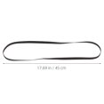 thumbnail image 2 of Greenadscape 11Pc Rubber Turntable Belt for Phonograph Flexible Drive Belt Replacement Black, 2 of 8