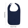 thumbnail image 3 of Avdolw 5-Pack Adult Bibs for Elderly & Disabled - Cotton, Adjustable, Machine Washable, Eating Cloths with Hook & Loop Closure, 3 of 6