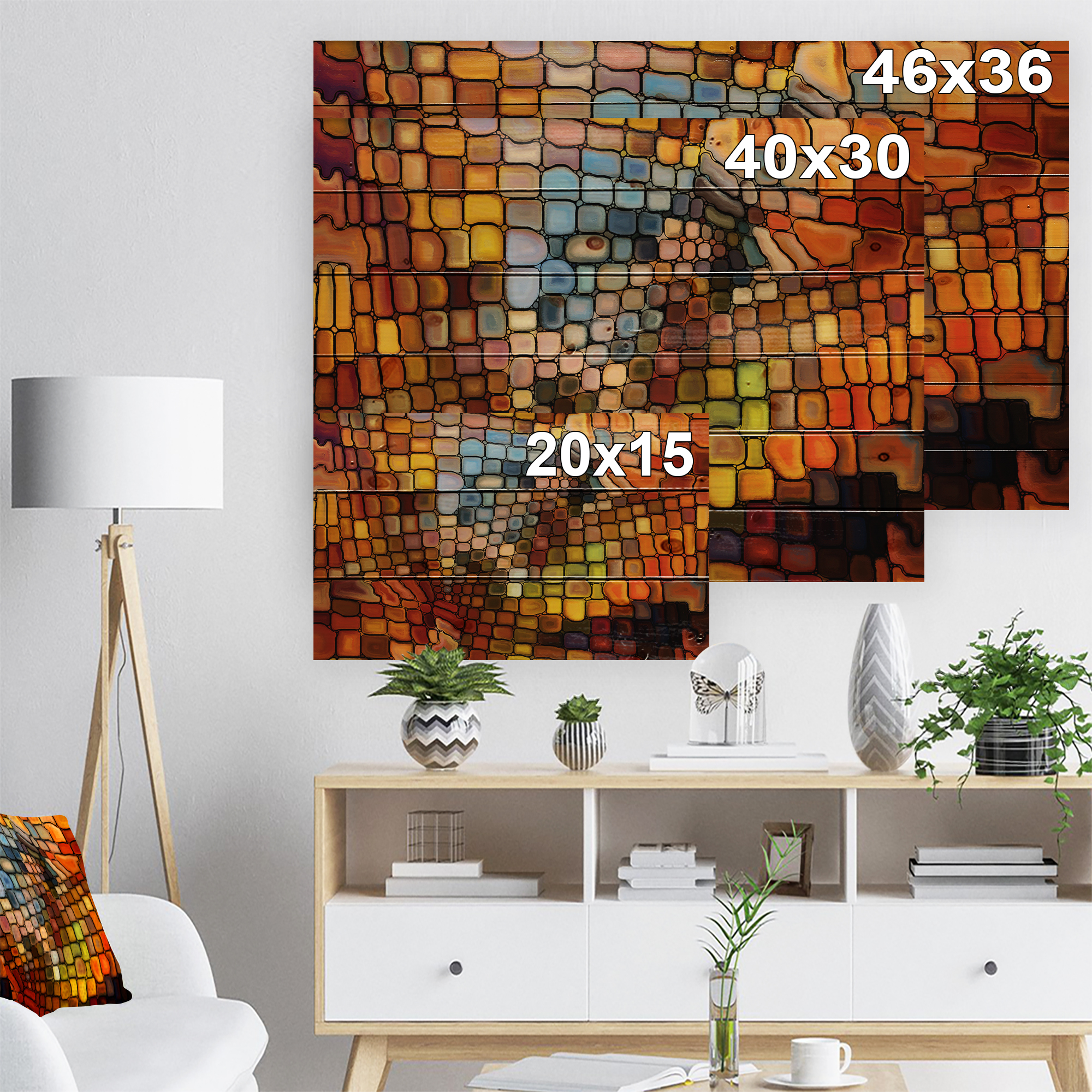 Impression sur toile « Dreaming Of Stained Glass » Design Art