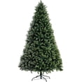 thumbnail image 1 of 5FT Artificial Christmas Tree, Holiday Xmas Tree Decoration Pine Tree with 500 Branch Tips, Solid Metal Stand included, 1 of 7