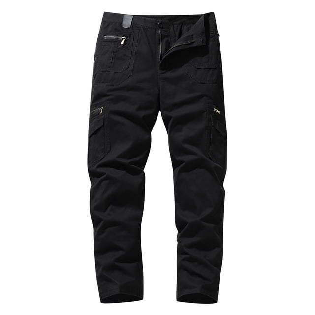 cllios Men's Slim Fit Cargo Pants Big and Tall Multi Pockets Work Pants Waterproof Hiking Trousers Ripstop Tactical Pants Lightweight Work Pants Daily Deals
