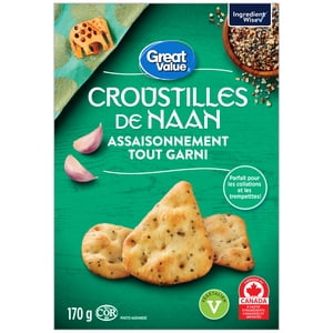 Great Value Everything Seasoned Crisps de Naan