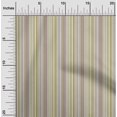 thumbnail image 1 of oneOone Cotton Poplin Fabric Multicolor Stripe Print Sewing Fabric BTY 56 Inch Wide, 1 of 3