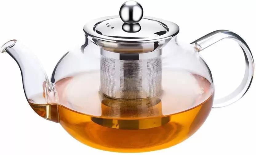 Sunwealth Théière en verre borosilicaté