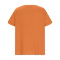 thumbnail image 4 of Birdeem Blouses pour Femmes T-Shirt à Col en V Uni Surdimensionné pour Femmes, 4 of 10