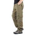 thumbnail image 1 of OmicGot Pantalon Décontracté pour Homme à Multiples Poches Pantalon en Coton Homme Grande Taille Pantalon Cargo Homme Plein Air Randonnée Randonnée Joggers Pantalon Cargo 29-44, 1 of 6