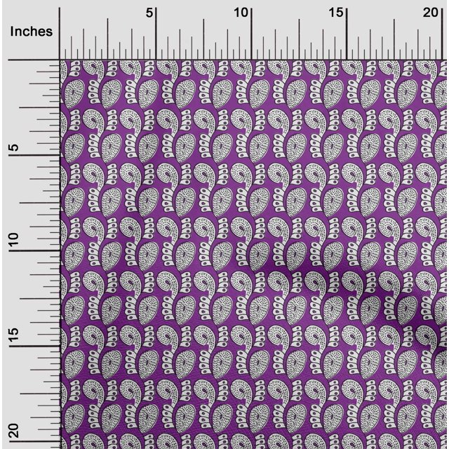 oneOone Cotton Flex Fabric Abstract Block Print Fabric By Yard 40 Inch Wide