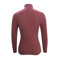 thumbnail image 5 of hoksml Women's Turtleneck Sweater Base Solid Color Slim Fit Knit Pullover Fashion Soft Layering Essential for Winter, 5 of 5