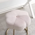 thumbnail image 2 of Sabine Accent Vanity Stool, Pink, 2 of 8