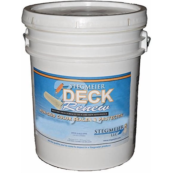 Stegmeier Deck Renew Lite Dove Gris Seau de 5 Gallons