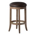 thumbnail image 1 of Maven Lane Eva Counter Stool in Walnut Finish with Marksman Saddle Vegan Leather, 1 of 6