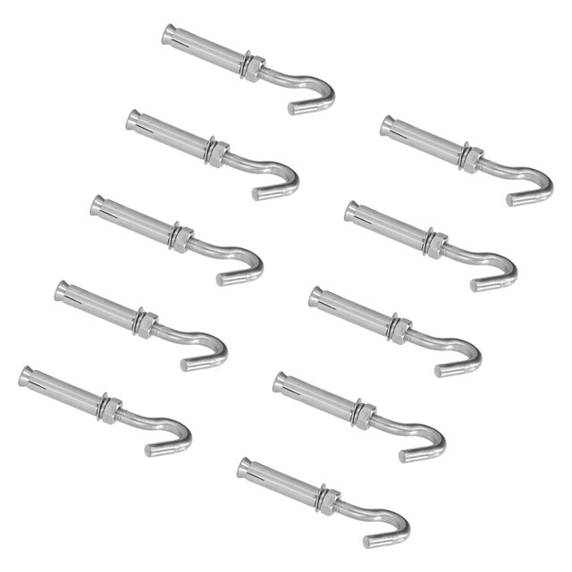 Expansion Hook, Standard Thread Precise Fixation Stainless Steel Open Cup Hooks Industrial Fasteners For Bricks For Cement M12