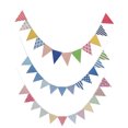 thumbnail image 1 of 3 Pcs Bannière de Drapeau en Papier Triangle Décoration de Fête Suspendue, 1 of 8