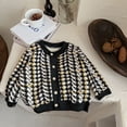 thumbnail image 2 of Besolor Manteaux pour Tout-Petits Filles Garçons Imprimés Manches Longues Col Ras du Cou Boutonné Veste Chaude Manteau Vêtements d'Automne, 2 of 3