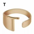thumbnail image 1 of CUITING Bague Mode Ajustable Initiale Alphabet Lettre A-Z Bagues pour Femmes Bijoux-Argent C, 1 of 9