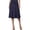 F-Navy, variant on Kcodviy Women's Solid Lightweight Flare Tulle Skirt for Midi Pull on Closure Skirt Hangers for Women Skirt Plus Size Leather Skirt Wrap Around Bed Skirt Satin Midi Skirt