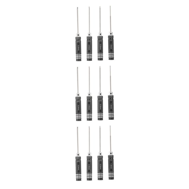 Wweixi 4pcs/set Screw Driver Set High Hardness Wear Resistant With Practical Flexible Rotation Screwdriver Tools black 3Set