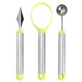 thumbnail image 1 of Plongeur de Fruits, 3pcs Multi Fonction Fruit Creuser Boule Melon Pelle Construite pour la Précision, 1 of 8