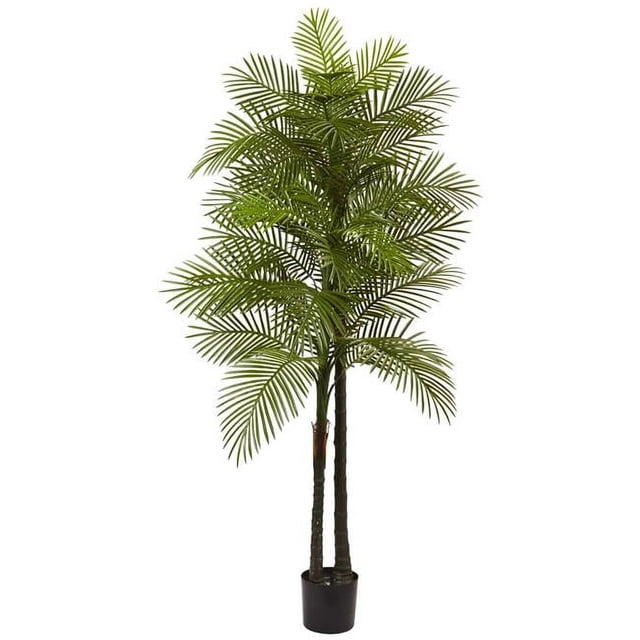 Nearly Natural 5480 Double Robellini Palm Tree UV Resistant