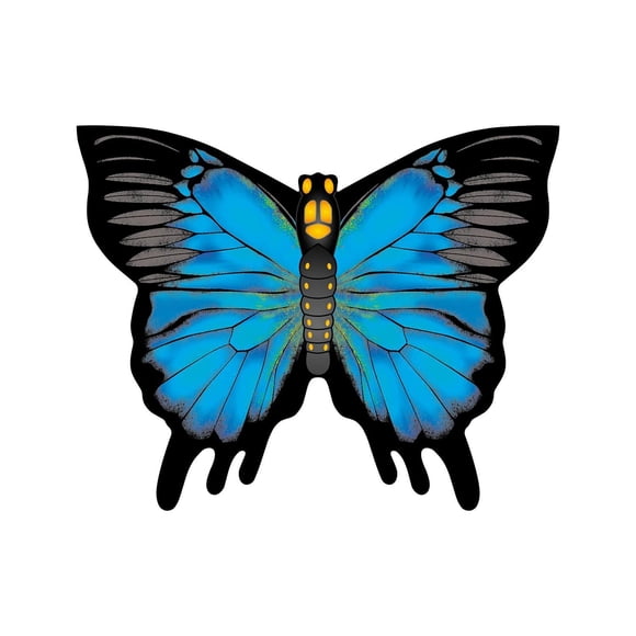 Cerf-volant en poly X Kites Butterfly de 28 pouces - Sapphire