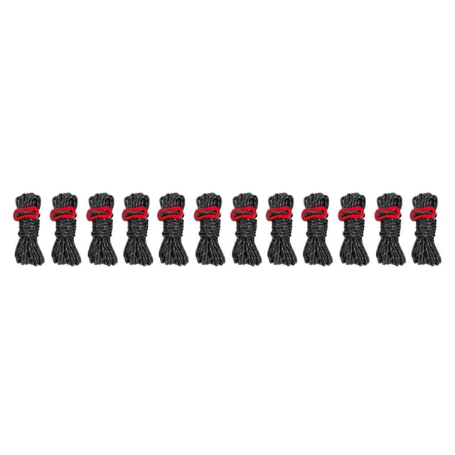 Shengyu 1/2/3 4X Tent Lanyard Reflective Rope Wind Cord High-strength Fine Workmanship DIY Prop Universal Outdoor Accessories Replaced Part Black 3PCS
