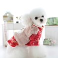 thumbnail image 4 of Dog Tang Suit Soft Winter Costume Fine Workmanship Exquisite Pattern Pet Cotton Clothes for Daily Wear, 4 of 6