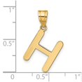 thumbnail image 4 of Diamond2Deal 14K Pendentif Initiale Lettre H en Or Jaune pour Femmes, 4 of 6