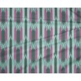 thumbnail image 3 of oneOone Polyester Lycra Tissu Imprimé à Rayures Style Ikat 1 Yard 56 Inch Wide, 3 of 3